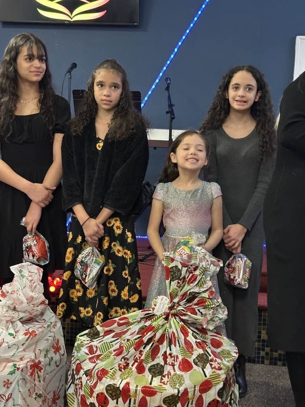 Celebración navideña con los niños